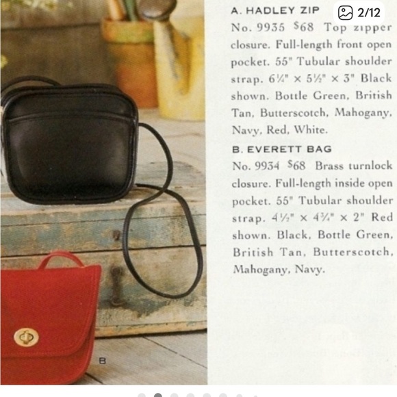 Coach Handbags - Coach Vintage 1995 Hadley Crossbody